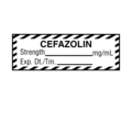 Nevs Tape, Cefazolin, Strength__mg/ml Exp., DT 1/2" x 1-1/2" White w/Black VW-0132